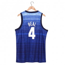 Camiseta Bradley Beal #4 USA 2021 Edición Olímpica Azul Camiseta Bradley Beal #4 USA 2021 Edición Olímpica Azul