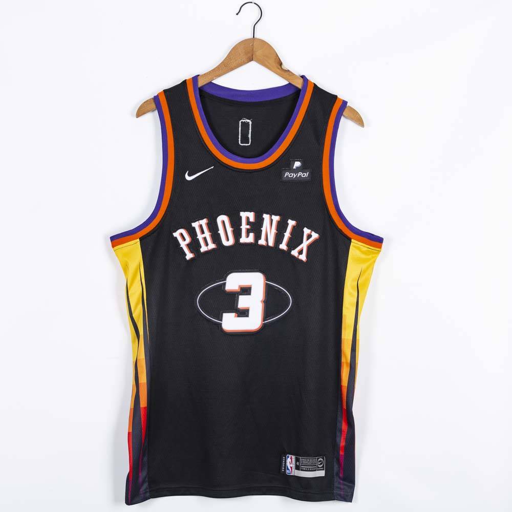 Camiseta Chris Paul #3 Phoenix Suns 2022 Edición 75 Aniversario Negro