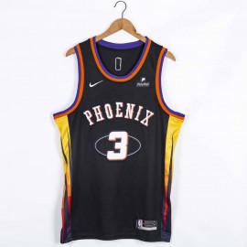 Camiseta Chris Paul #3 Phoenix Suns 2022 Edición 75 Aniversario Negro