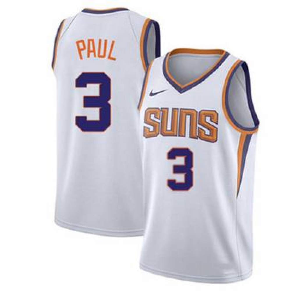 Camiseta Chris Paul #3 Phoenix Suns Blanco Camiseta Chris Paul #3 Phoenix Suns Blanco