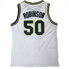 Camiseta David Robinson #50 San Antonio Spurs Clásico Edición High School Blanco