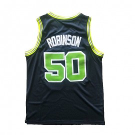 Camiseta David Robinson #50 San Antonio Spurs Clásico Edición High School Negro