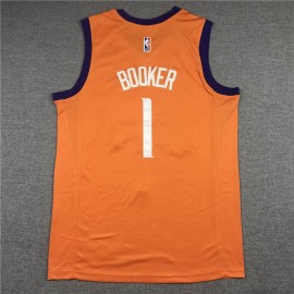 Camiseta Devin Booker #1 Phoenix Suns Naranja Camiseta Devin Booker #1 Phoenix Suns Naranja