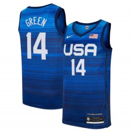 Camiseta Draymond Green #14 USA 2021 Edición Olímpica Azul