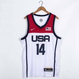 Camiseta Draymond Green #14 USA 2021 Edición Olímpica Blanco Camiseta Draymond Green #14 USA 2021 Edición Olímpica Blanco