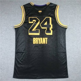 Camiseta Kobe Bryant #24 Los Angeles Lakers Estampado de serpiente Mamba Negro Camiseta Kobe Bryant #24 Los Angeles Lakers Estampado de serpiente Mamba Negro
