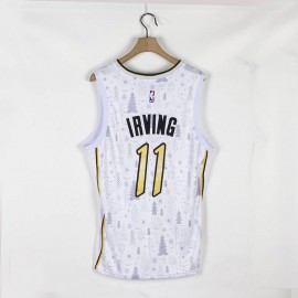 Camiseta Kyrie Irving #11 Brooklyn Nets Edición de Navidad Blanco Camiseta Kyrie Irving #11 Brooklyn Nets Edición de Navidad Blanco