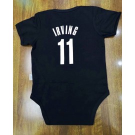 Camiseta Kyrie Irving #11 Brooklyn Nets Negro Bebe Camiseta Kyrie Irving #11 Brooklyn Nets Negro Bebe