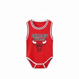 Camiseta Michael Jordan #23 Chicago Bulls Bebe Rojo 
