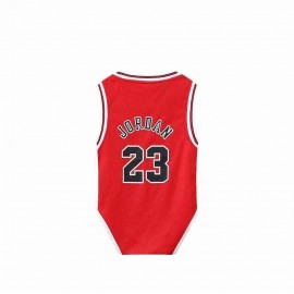 Camiseta Michael Jordan #23 Chicago Bulls Bebe Rojo  Camiseta Michael Jordan #23 Chicago Bulls Bebe Rojo