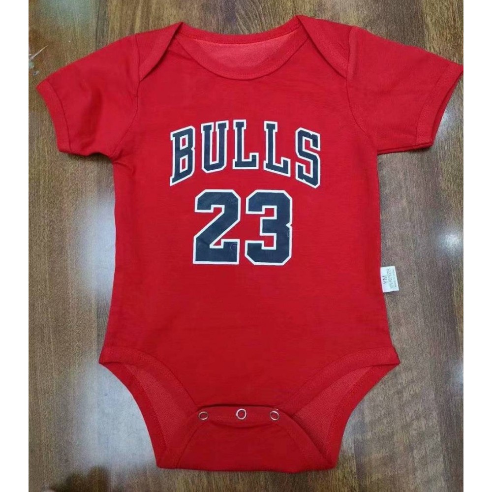 Camiseta Michael Jordan #23 Chicago Bulls Rojo Bebe Camiseta Michael Jordan #23 Chicago Bulls Rojo Bebe