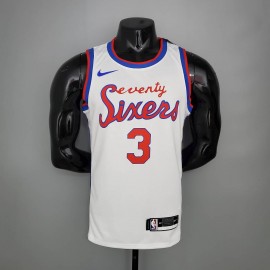 Camiseta Allen Iverson #3 Philadelphia 76ers 2021 Limited Edition Clásico Blanco