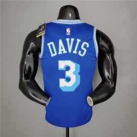 Camiseta Anthony Davis #3 Los Angeles Lakers 2021 Clásico Edition Azul Camiseta Anthony Davis #3 Los Angeles Lakers 2021 Clásico Edition Azul