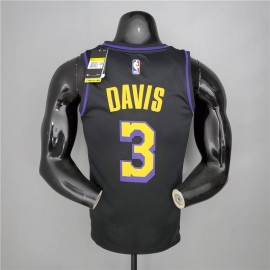 Camiseta Anthony Davis #3 Los Angeles Lakers Latin Negro Camiseta Anthony Davis #3 Los Angeles Lakers Latin Negro
