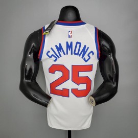 Camiseta Ben Simmons #25 Philadelphia 76ers 2021 Limited Edition Clásico Blanco