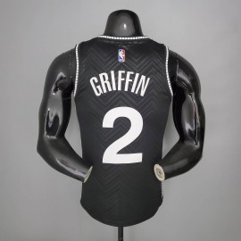 Camiseta Blake Griffin #2 Brooklyn Nets 2021 Earned Edition Negro Camiseta Blake Griffin #2 Brooklyn Nets 2021 Earned Edition Negro