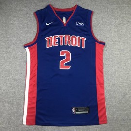 Camiseta Cade Cunningham #2 Detroit Pistons Azul