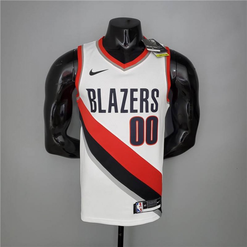 Camiseta Carmelo Anthony #00 Portland Trail Blazers 2021 Blanco