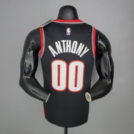 Camiseta Carmelo Anthony #00 Portland Trail Blazers 2021 Negro
