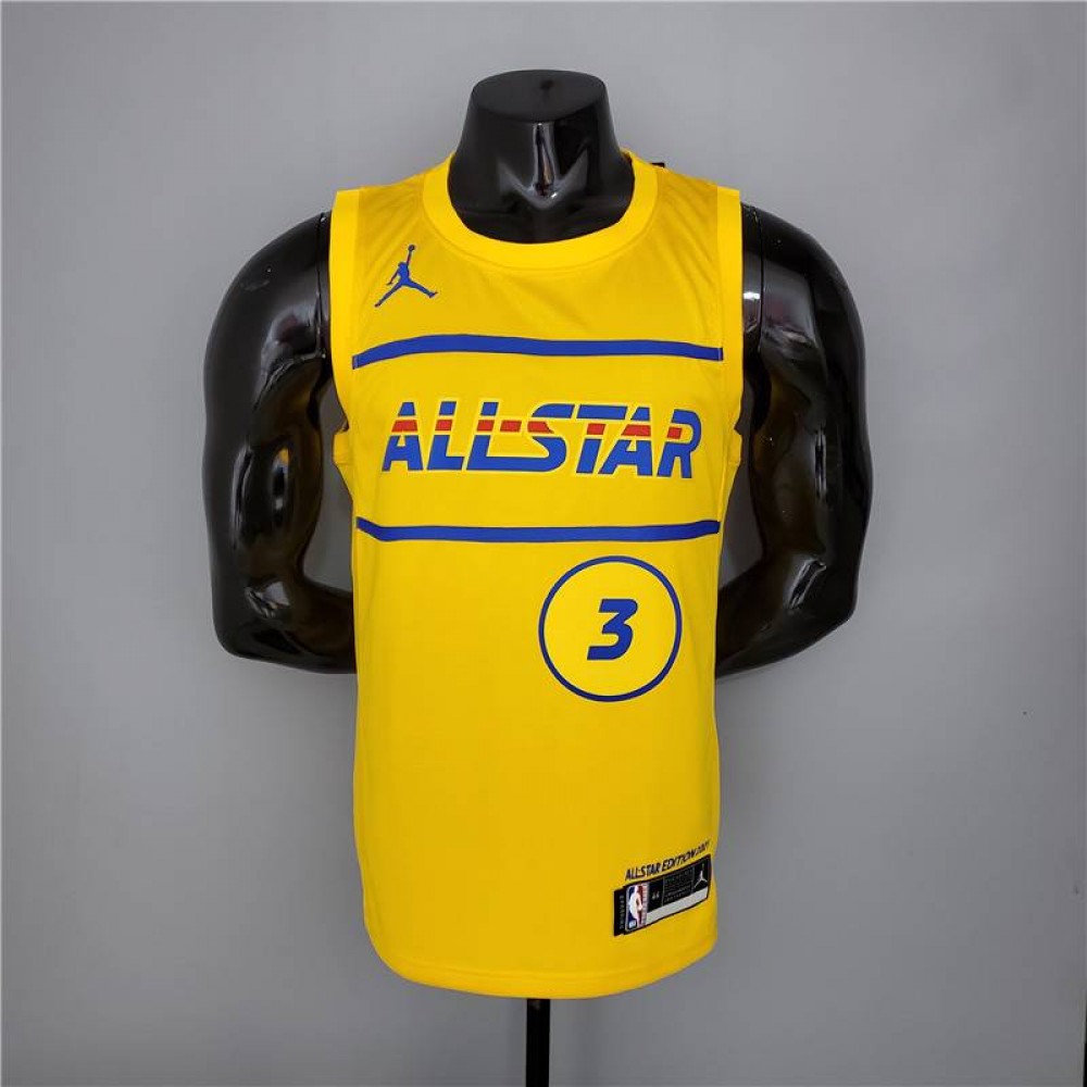 Camiseta Chris Paul #3 All-Star 2021 Amarillo Camiseta Chris Paul #3 All-Star 2021 Amarillo