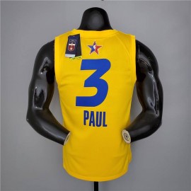 Camiseta Chris Paul #3 All-Star 2021 Amarillo Camiseta Chris Paul #3 All-Star 2021 Amarillo