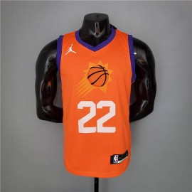 Camiseta Deandre Ayton #22 Phoenix Suns 2021 Naranja