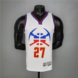 Camiseta Jamal Murray #27 Denver Nuggets 2021 Earned Edition Blanco