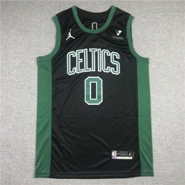 Camiseta Jayson Tatum #0 Boston Celtics Icon Nuevo Negro