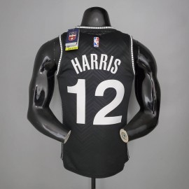 Camiseta Joe Harris #12 Brooklyn Nets 2021 Earned Edition Negro Camiseta Joe Harris #12 Brooklyn Nets 2021 Earned Edition Negro