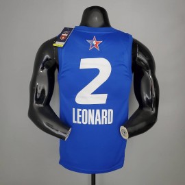 Camiseta Kawhi Leonard #2 All-Star 2021 Azul Camiseta Kawhi Leonard #2 All-Star 2021 Azul