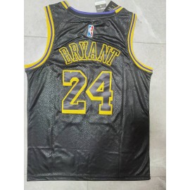 Camiseta Kobe Bryant #24 Los Angeles Lakers City Edition Negro Camiseta Kobe Bryant #24 Los Angeles Lakers City Edition Negro