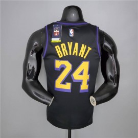 Camiseta Kobe Bryant #24 Los Angeles Lakers Latin Negro Camiseta Kobe Bryant #24 Los Angeles Lakers Latin Negro