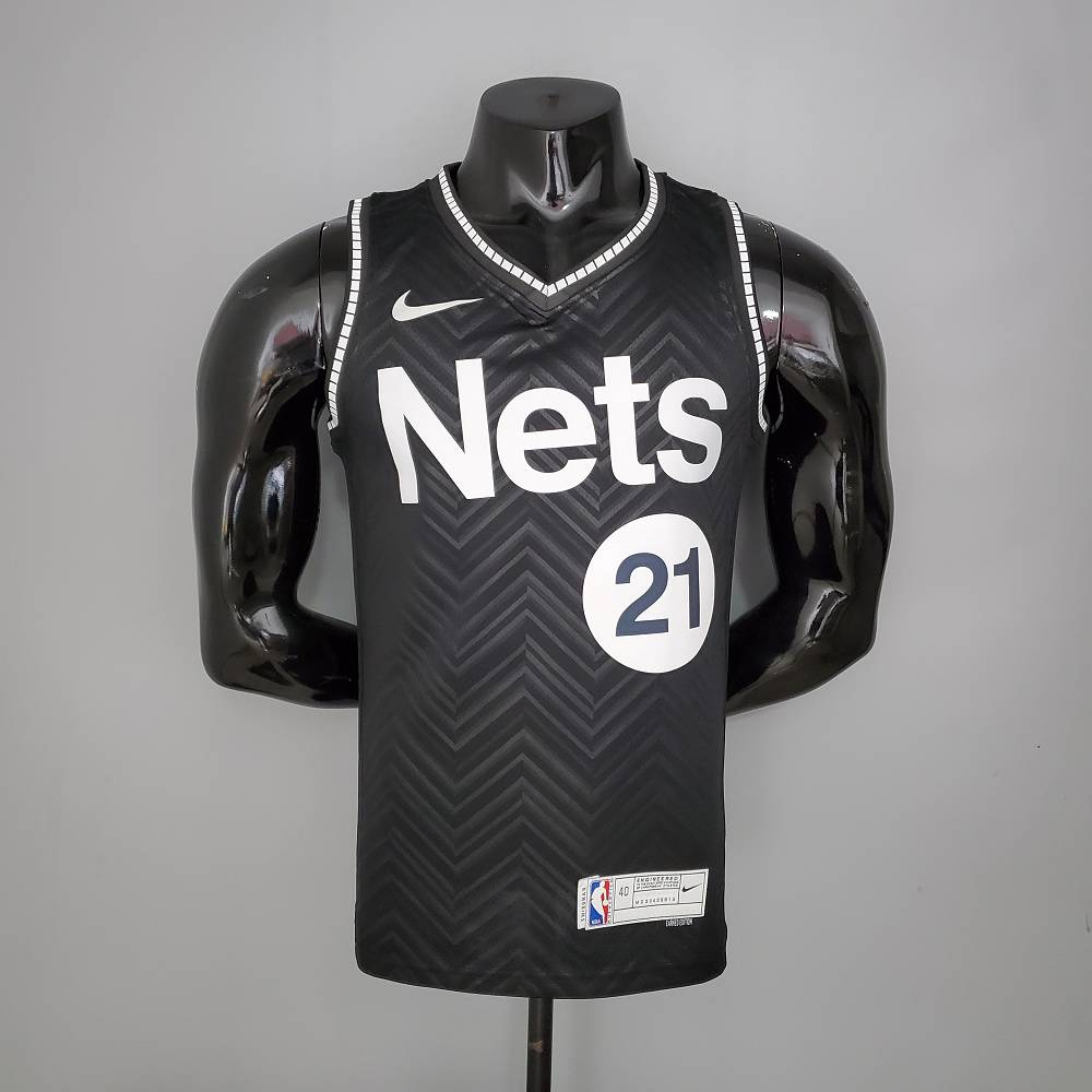 Camiseta LaMarcus Aldridge #21 Brooklyn Nets 2021 Earned Edition Negro Camiseta LaMarcus Aldridge #21 Brooklyn Nets 2021 Earned Edition Negro
