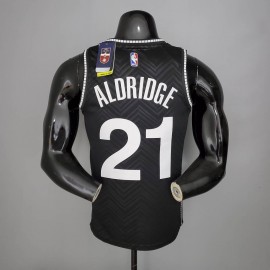 Camiseta LaMarcus Aldridge #21 Brooklyn Nets 2021 Earned Edition Negro Camiseta LaMarcus Aldridge #21 Brooklyn Nets 2021 Earned Edition Negro