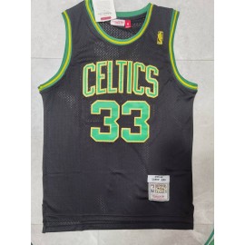 Camiseta Larry Bird #33 Boston Celtics Limited Edition Clásico Negro