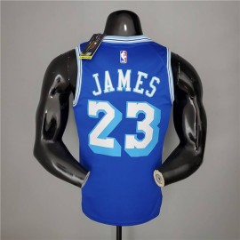 Camiseta LeBron James #23 Los Angeles Lakers 2021 Clásico Edition Azul Camiseta LeBron James #23 Los Angeles Lakers 2021 Clásico Edition Azul
