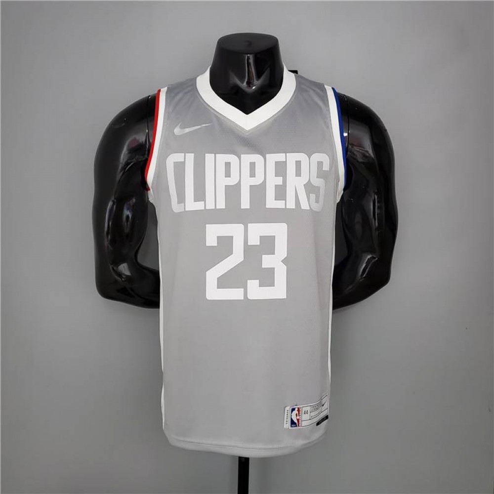 Camiseta Lou Williams #23 Los Angeles Clippers Earned Edition Gris Camiseta Lou Williams #23 Los Angeles Clippers Earned Edition Gris
