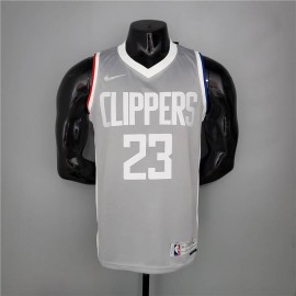 Camiseta Lou Williams #23 Los Angeles Clippers Earned Edition Gris