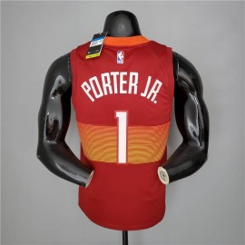 Camiseta Michael Porter Jr. #1 Denver Nuggets City Edition Rojo Camiseta Michael Porter Jr. #1 Denver Nuggets City Edition Rojo