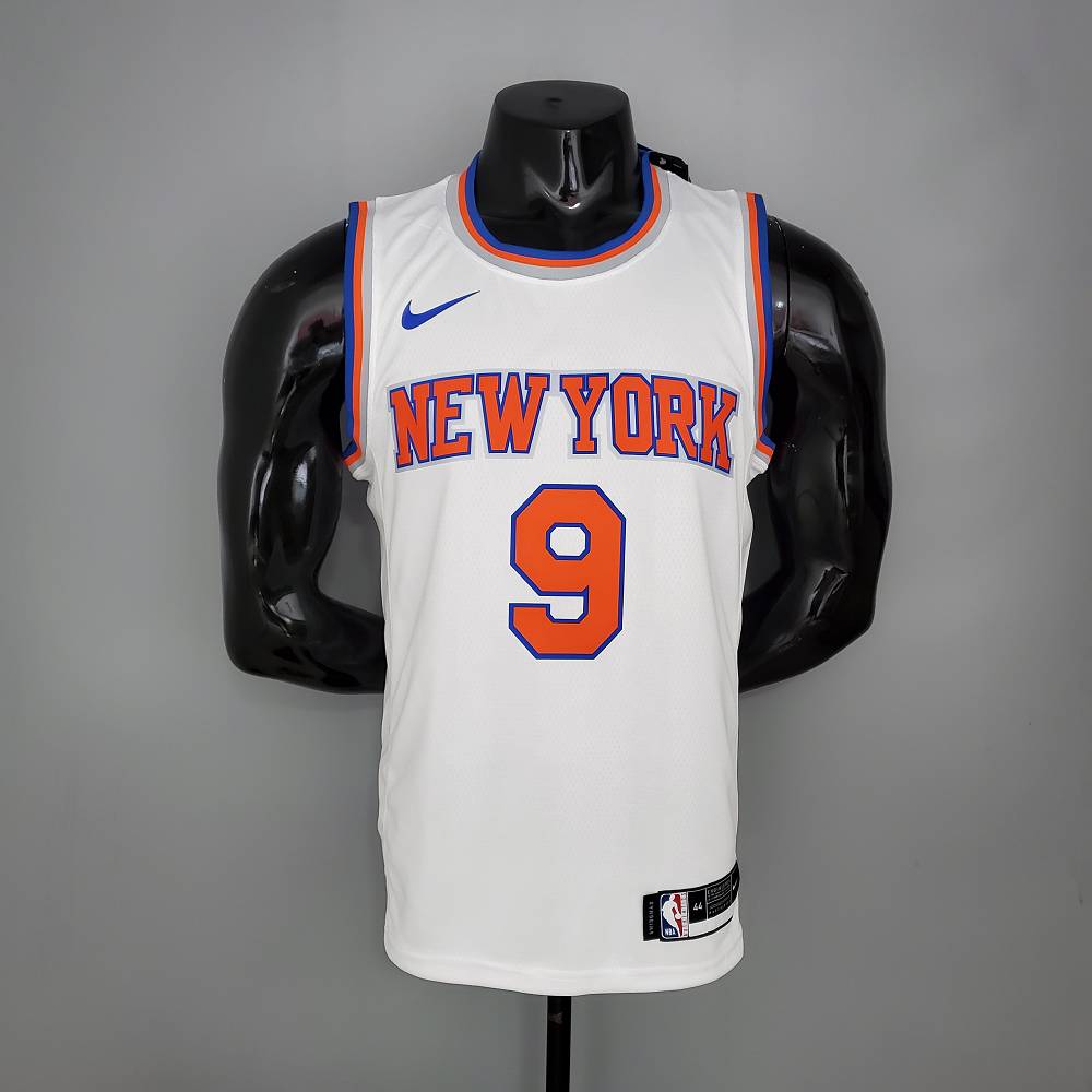 Camiseta RJ Barrett #9 New York Knicks 2021 Blanco