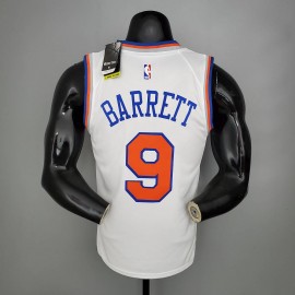 Camiseta RJ Barrett #9 New York Knicks 2021 Blanco