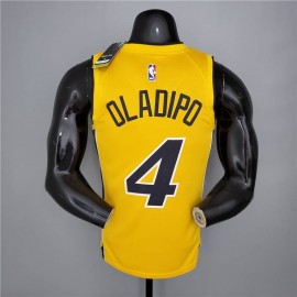 Camiseta Victor Oladipo #4 Miami Heat 2021 Earned Edition Amarillo Camiseta Victor Oladipo #4 Miami Heat 2021 Earned Edition Amarillo