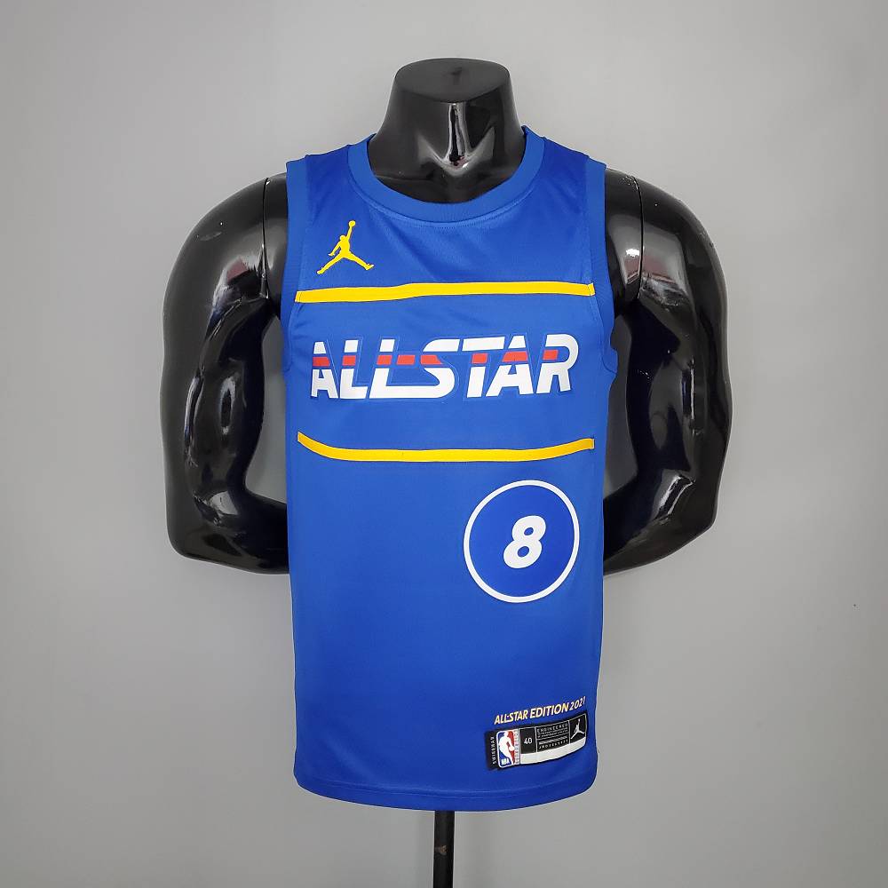 Camiseta Zach LaVine #8 All-Star 2021 Azul Camiseta Zach LaVine #8 All-Star 2021 Azul