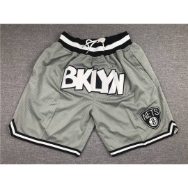 Pantalon Corto de Bolsillo Brooklyn Nets Gris