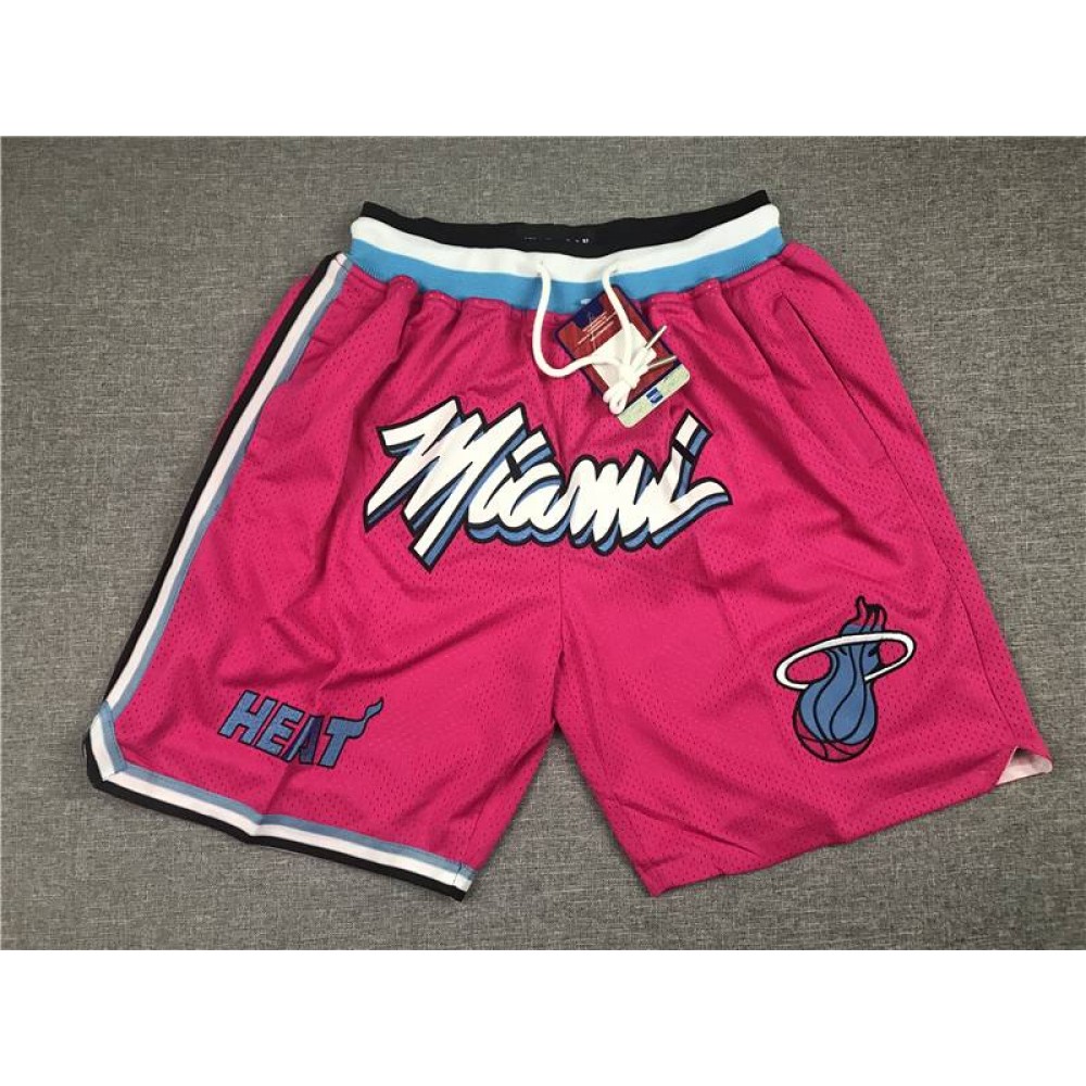 Pantalon Corto de Bolsillo Miami Heat Rosa Pantalon Corto de Bolsillo Miami Heat Rosa