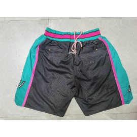 Pantalon Corto de Bolsillo San Antonio Spurs Negro/Azul