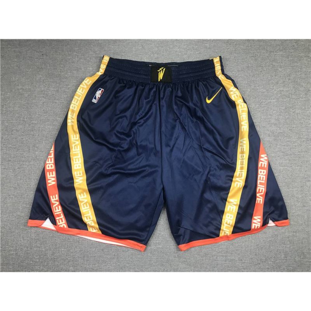 Pantalon Corto Golden State Warriors Azul Oscuro City Edition Pantalon Corto Golden State Warriors Azul Oscuro City Edition