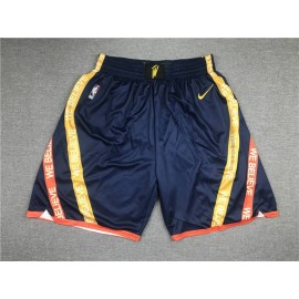Pantalon Corto Golden State Warriors Azul Oscuro City Edition