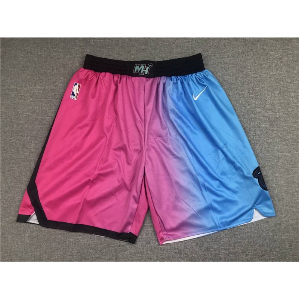 Pantalon Corto Miami Heat Rosa/Azul City Edition