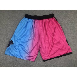 Pantalon Corto Miami Heat Rosa/Azul City Edition